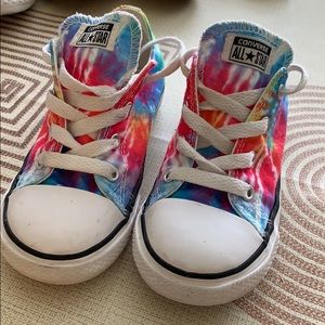Kids Tie Dyed Converse